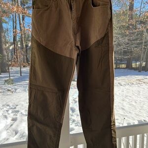 NEOT CABELA’S MENS BROWN BRUSH GUARD PANTS,UPLAND PANTS 38 x 32